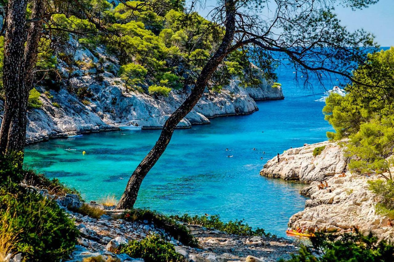 Les Barques, Vue Splendide Sur Le Port De Cassis Apartment Luaran gambar